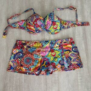 Bleu by Rod Beattie Groovy Baby Swim Skirt Size 6